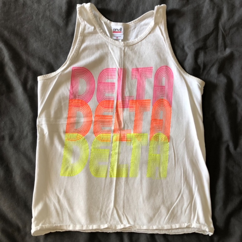 SOLD Retro Delta Delta Delta Tank
